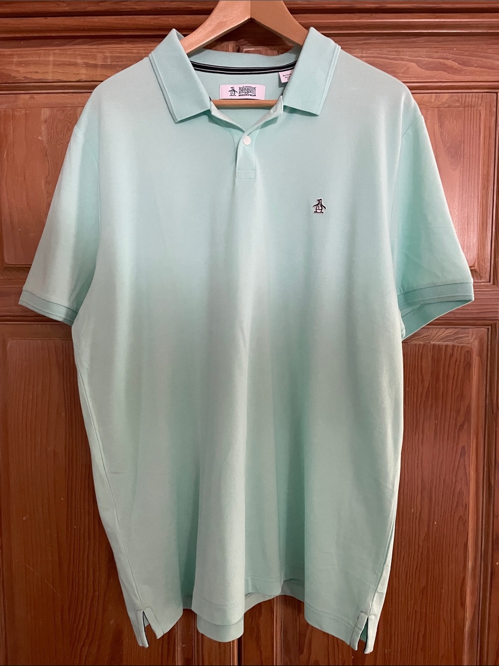 Original Penguin Men's Teal  Green Polo
